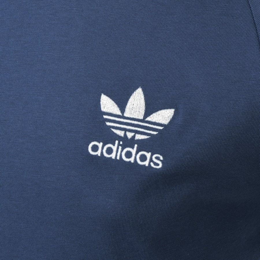 Alternative Image for ProductAdidas Originals 3 Stripe T Shirt Blue3